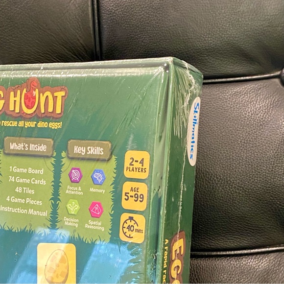 New EGG HUNT Skillmatics Board Game Memory Strategy NIB Dinosaur Dino Learning - Picture 9 of 10